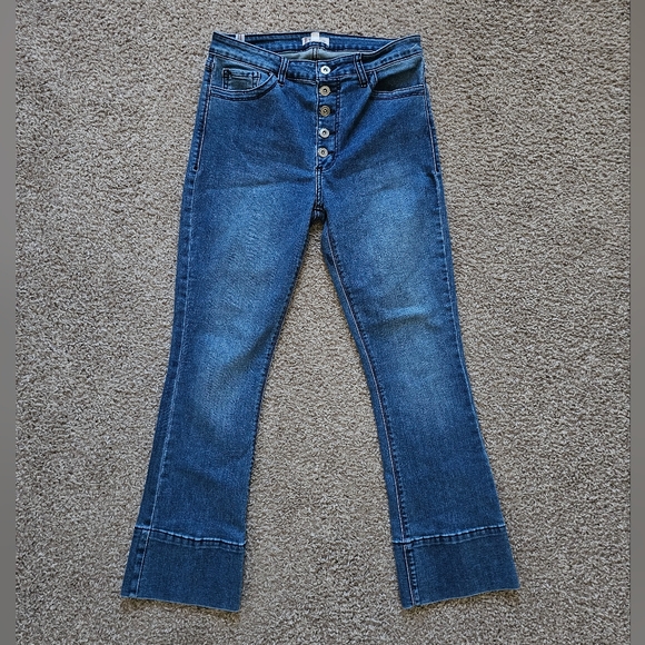 Morrison Starlet Crop Jeans In Medium Wash Size 28 - Picture 4 of 8